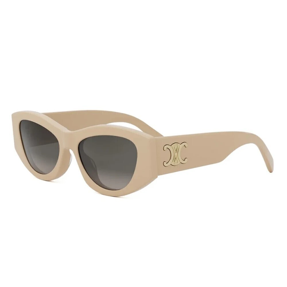 Celine CL40308U Sunglasses Shiny Beige Acetate/Metal